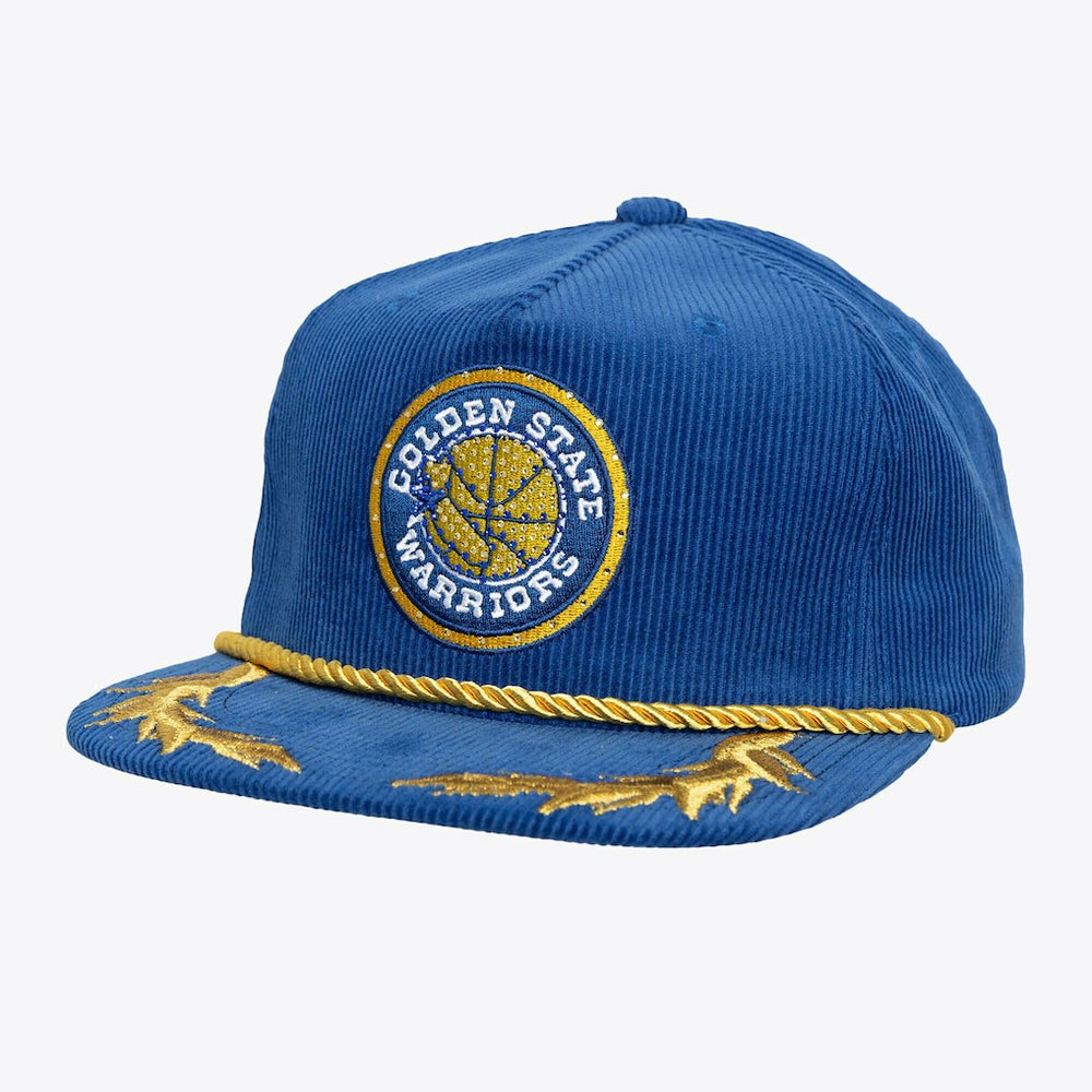 Golden State Warriors x DANNIJO Women's Deadstock Cord Snapback Hat Royal
