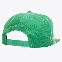 Boston Celtics x DANNIJO Women's Deadstock Cord Snapback Hat Kelly Green