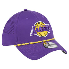 Los Angeles Lakers Featherweight Poly Rope Flex 39Thirty Hat Purple