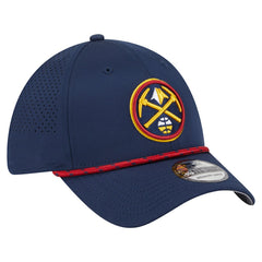 Denver Nuggets Featherweight Poly Rope Flex 39Thirty Hat Navy