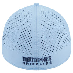 Memphis Grizzlies Featherweight Poly Rope Flex 39Thirty Hat Light Blue