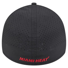 Miami Heat Featherweight Poly Rope Flex 39Thirty Hat Black