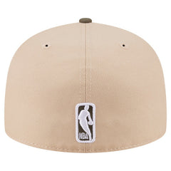 Golden State Warriors Color Pack Two-Tone 59FIFTY A-Frame Fitted Hat Tan