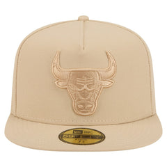 Chicago Bulls Color Pack A-Frame 59FIFTY Fitted Hat Khaki