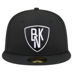 Brooklyn Nets Deceptor 59FIFTY Fitted Hat Black