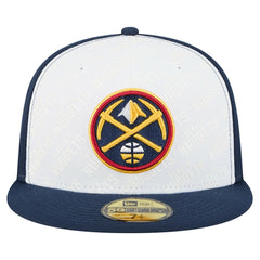 Denver Nuggets Repeat 59Fifty Fitted Hat White/Navy