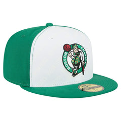 Boston Celtics Repeat 59Fifty Fitted Hat White/Kelly Green
