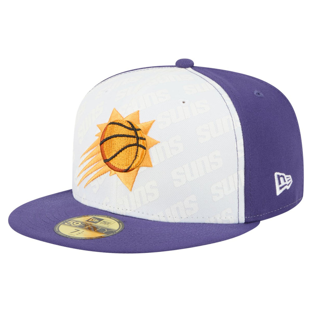 Phoenix Suns Repeat 59Fifty Fitted Hat White/Purple