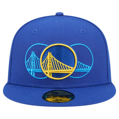 Golden State Warriors Tri-Hit 59Fifty Fitted Hat Royal