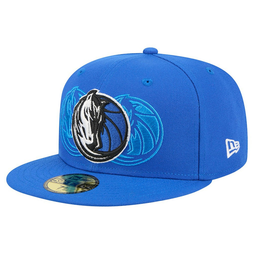 Dallas Mavericks Tri-Hit 59Fifty Fitted Hat Blue