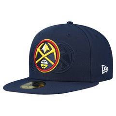 Denver Nuggets Tri-Hit 59Fifty Fitted Hat Navy