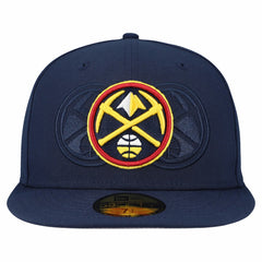 Denver Nuggets Tri-Hit 59Fifty Fitted Hat Navy