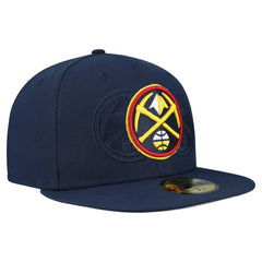 Denver Nuggets Tri-Hit 59Fifty Fitted Hat Navy
