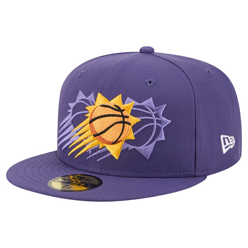 Phoenix Suns Tri-Hit 59Fifty Fitted Hat Purple