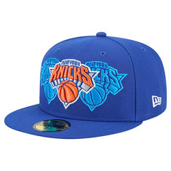 New York Knicks Tri-Hit 59Fifty Fitted Hat Blue