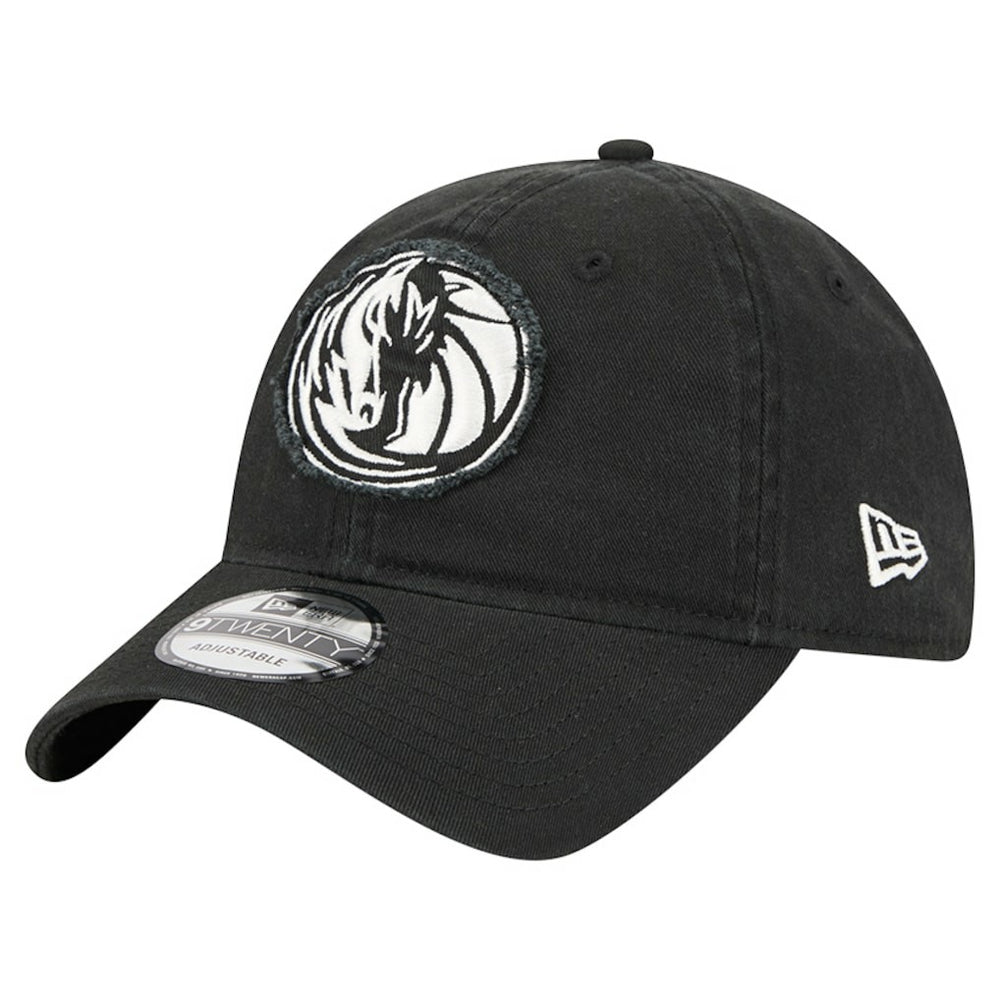 Dallas Mavericks Stamp Fabric Applique 9TWENTY Adjustable Hat Black