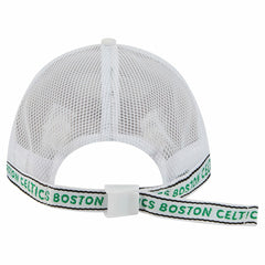 Boston Celtics Featherweight Team Tape 9FORTY M-Crown A-Frame Adjustable Hat White