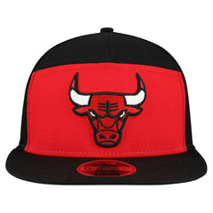 Chicago Bulls Outdoor Split Panel 9FIFTY Snapback Hat Red/Black