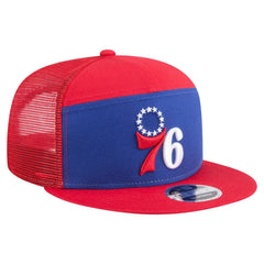 Philadelphia 76ers Outdoor Split Panel 9FIFTY Snapback Hat Royal/Red