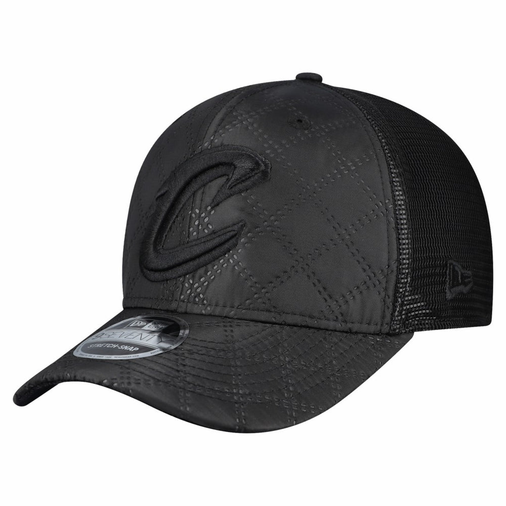 Cleveland Cavaliers Quilted 9SEVENTY Trucker Adjustable Hat Black