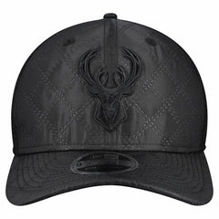 Milwaukee Bucks Quilted 9SEVENTY Trucker Adjustable Hat Black