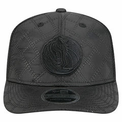 Dallas Mavericks Quilted 9SEVENTY Trucker Adjustable Hat Black
