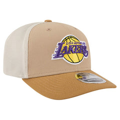 Los Angeles Lakers Two-Tone 9SEVENTY Adjustable Trucker Hat Tan/Light Brown