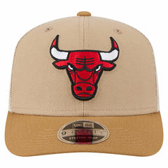 Chicago Bulls Two-Tone 9SEVENTY Adjustable Trucker Hat Tan/Light Brown