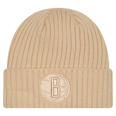 Brooklyn Nets Color Pack Cuffed Knit Hat Tan