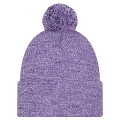 Los Angeles Lakers Marled Cuffed Knit Hat with Pom Purple