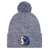 Dallas Mavericks Marled Cuffed Knit Hat with Pom Navy