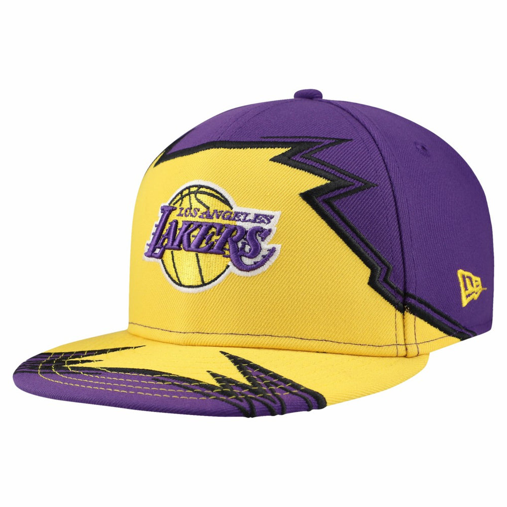 Los Angeles Lakers Youth Break 59FIFTY Fitted Hat Purple