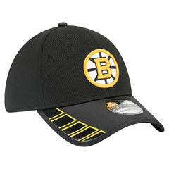 NHL Boston Bruins New Era Visor Hit 39THIRTY Flex Hat - Black