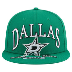 NHL Dallas Stars New Era Oversized Vintage Arch 59Fifty Fitted Hat - Kelly Green