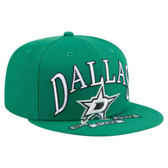 NHL Dallas Stars New Era Oversized Vintage Arch 59Fifty Fitted Hat - Kelly Green