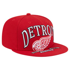 NHL Detroit Red Wings New Era Oversized Vintage Arch 59Fifty Fitted Hat - Red