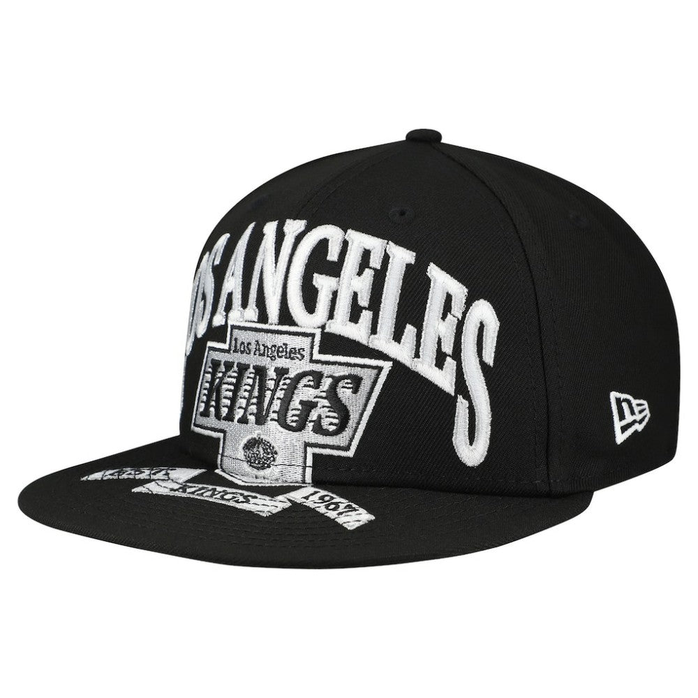 NHL Los Angeles Kings New Era Oversized Vintage Arch 59Fifty Fitted Hat - Black