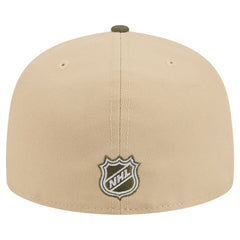 NHL Washington Capitals New Era Color Pack Two-Tone 59FIFTY A-Frame Fitted Hat - Tan/Olive
