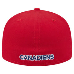 NHL Montreal Canadiens New Era Deceptor 59FIFTY Fitted Hat - Red
