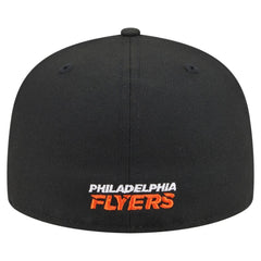 NHL Philadelphia Flyers New Era Deceptor 59FIFTY Fitted Hat - Black