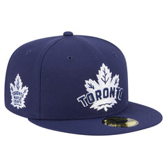 NHL Toronto Maple Leafs New Era Deceptor 59FIFTY Fitted Hat - Navy