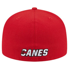 NHL Carolina Hurricanes New Era Deceptor 59FIFTY Fitted Hat - Red