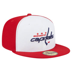 NHL Washington Capitals New Era Repeat Two-Tone 59FIFTY Fitted Hat - White/Red