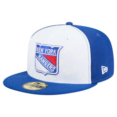 NHL New York Rangers New Era Repeat Two-Tone 59FIFTY Fitted Hat - White/Blue