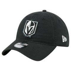 NHL Vegas Golden Knights New Era Stamp Fabric Applique 9TWENTY Adjustable Hat - Black