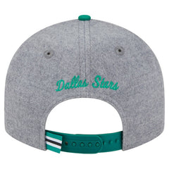 NHL Dallas Stars New Era Wool Pin Low Profile 9FIFTY Snapback Hat - Kelly Green/Green