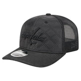 NHL Washington Capitals New Era Quilted Nylon 9SEVENTY Adjustable Trucker Hat - Black