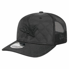 NHL San Jose Sharks New Era Quilted Nylon 9SEVENTY Adjustable Trucker Hat - Black