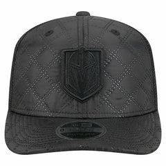 NHL Vegas Golden Knights New Era Quilted Nylon 9SEVENTY Adjustable Trucker Hat - Black