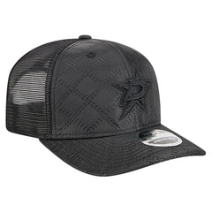 NHL Dallas Stars New Era Quilted Nylon 9SEVENTY Adjustable Trucker Hat - Black